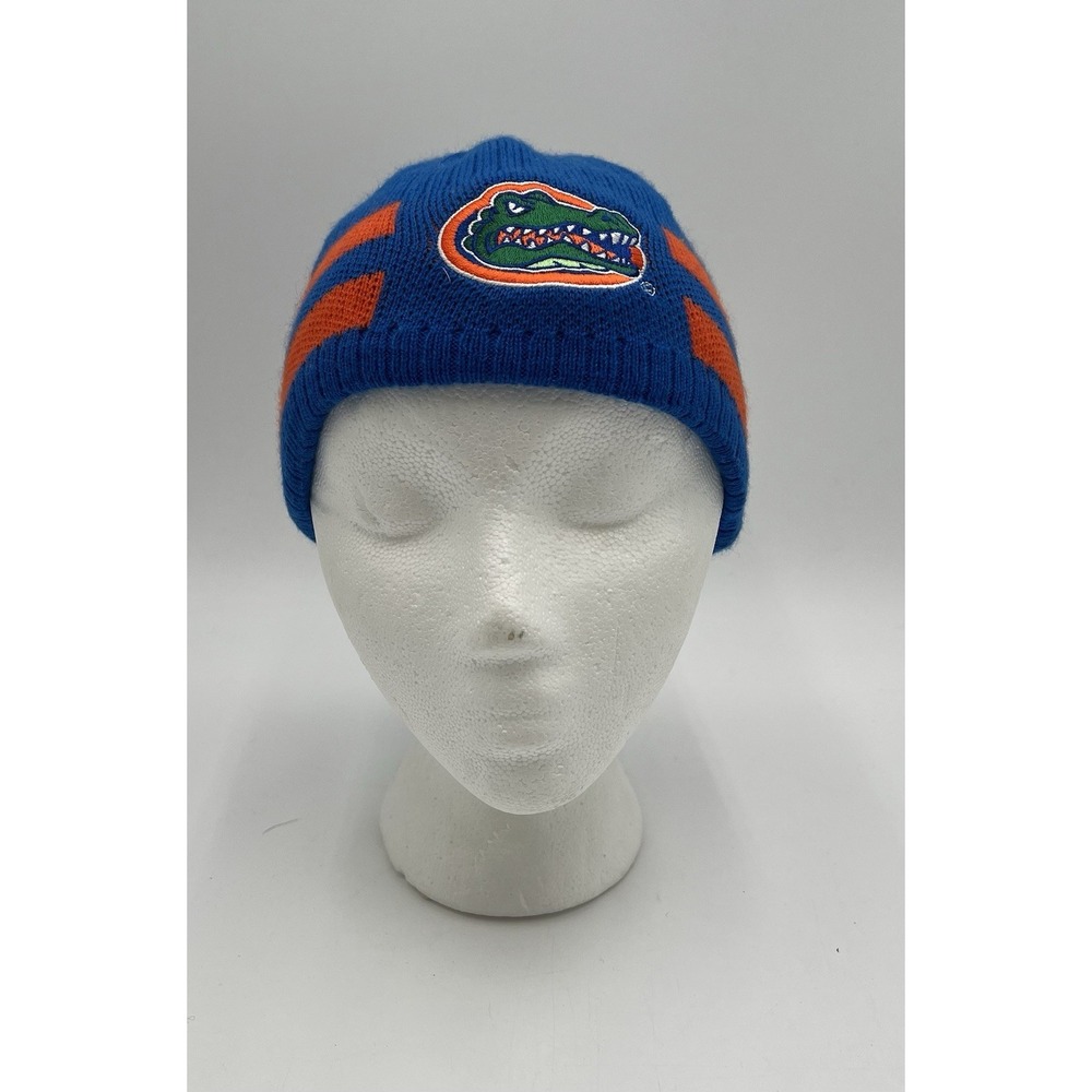 Nike Team Florida Gators Reversible Beanie Hat Blue Orange Fleece NCAA OSFM